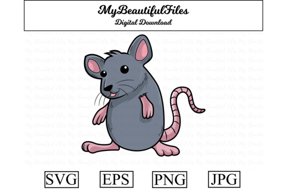 Bring Whimsy to Your Projects with a Mouse Cartoon Illustration
