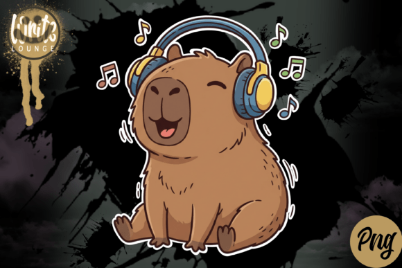 Capybara Music Lover: A Vibe for Your Visuals