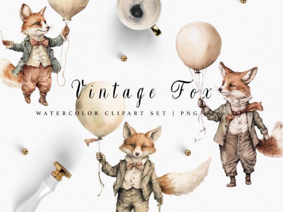 Charming Fox Clipart for Creative Projects