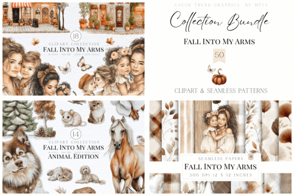 Fall into My Arms: Cozy Autumn Design Bundle
