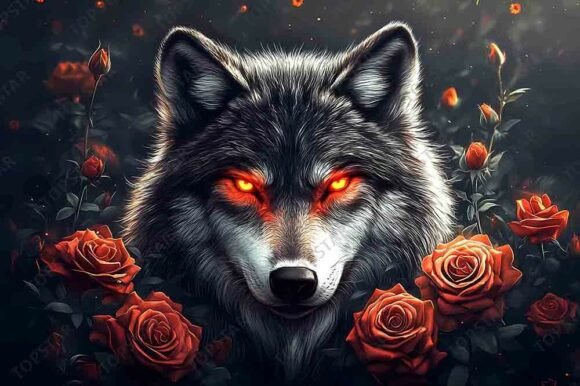 Gothic Wildlife with Floral Elements: A Deep Dive into Dramatic Digital Art