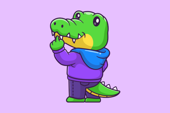 The Irresistible Appeal of a Crocodile in a Hoodie